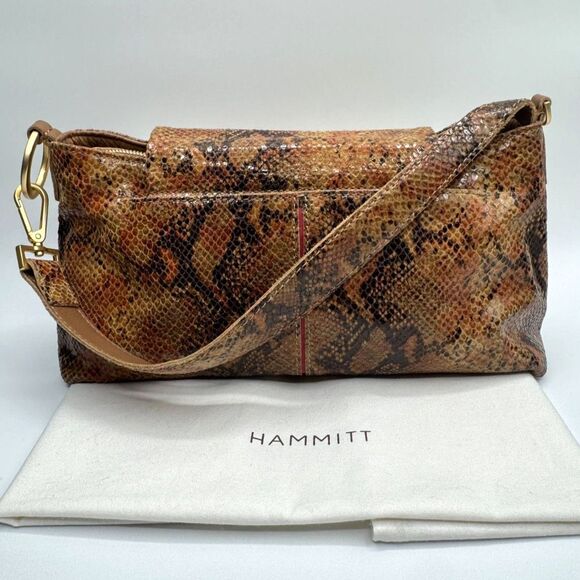 HAMMITT VIP Satchel • Centerpiece Snake • EUC • Shoulder or Crossbody - Picture 4 of 16